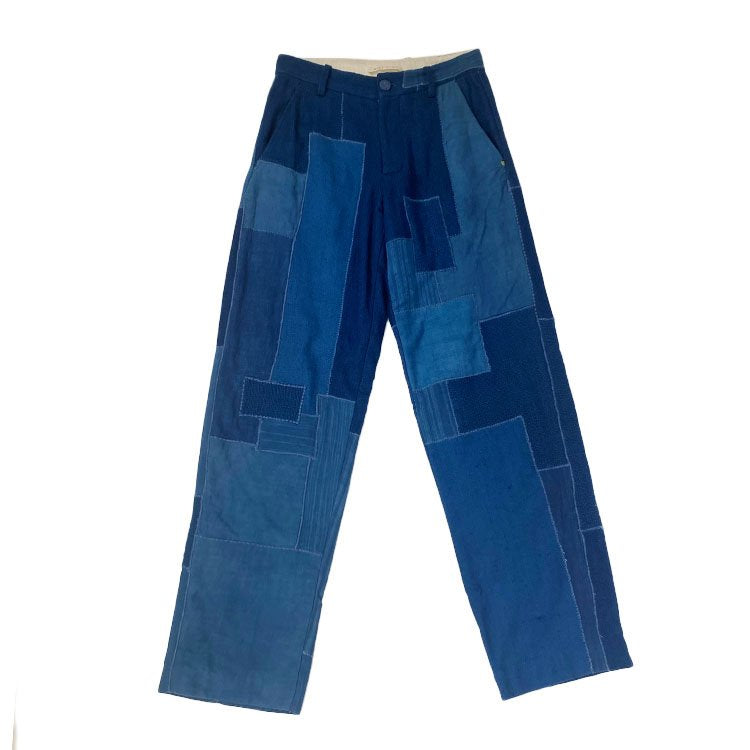 11:11 Thick Denim Patchwork Trouser