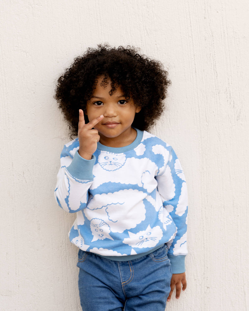 Kids Cloud Cat Sweater