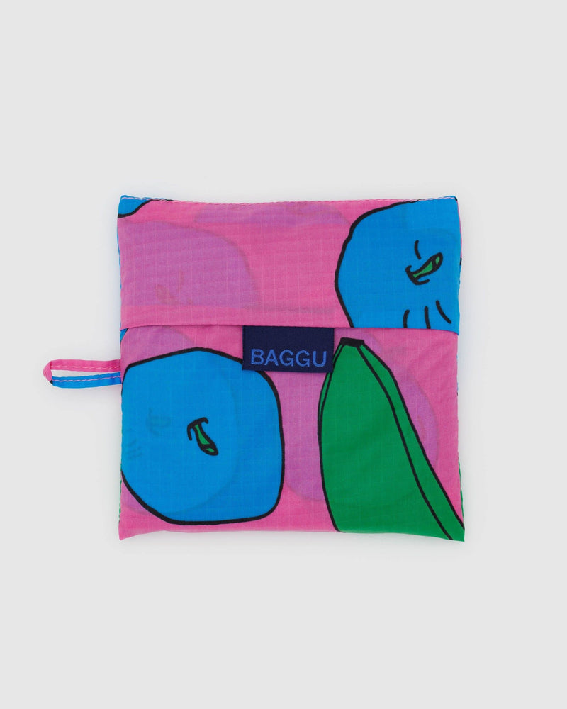 Baggu Tote, Pink Apples & Bananas