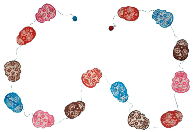 Nepalese Paper Garland, Sugar skulls
