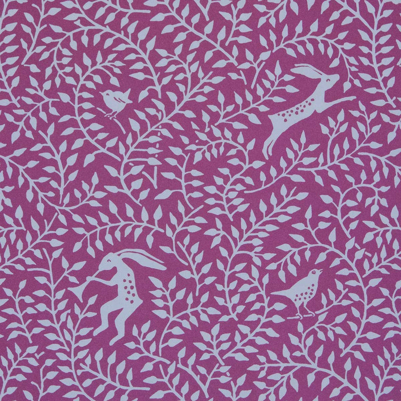 Patterned Paper Dancing Hare Violet