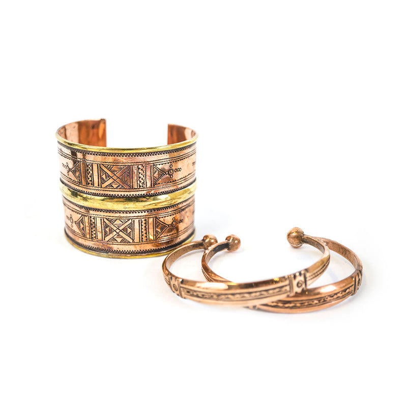 Copper and Brass Tuareg Collection