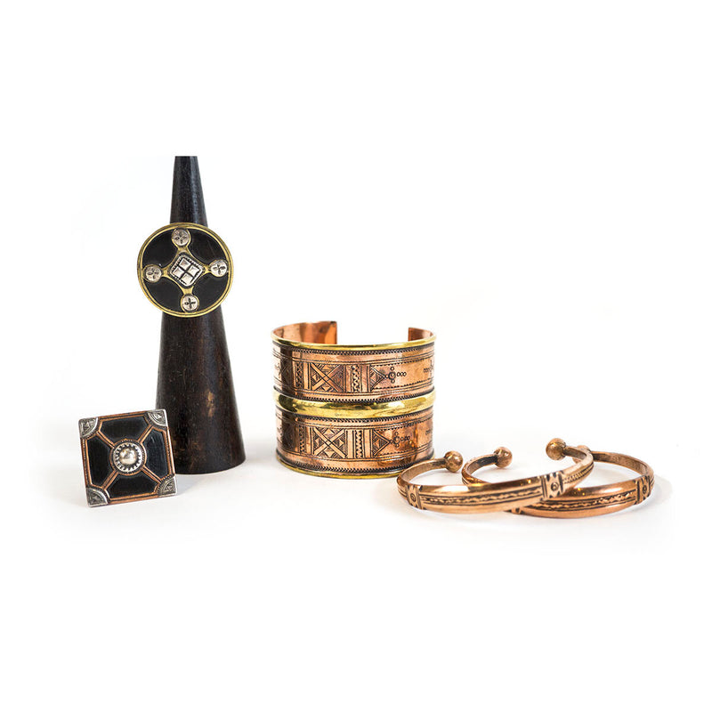 Copper and Brass Tuareg Collection