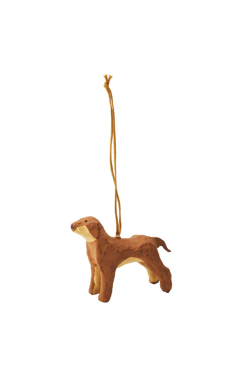 Dog Ornament, Paper Mache