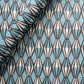 Patterned Paper Threadwork Blue and Coffee