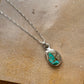 TURQUOISE PETAL NECKLACE