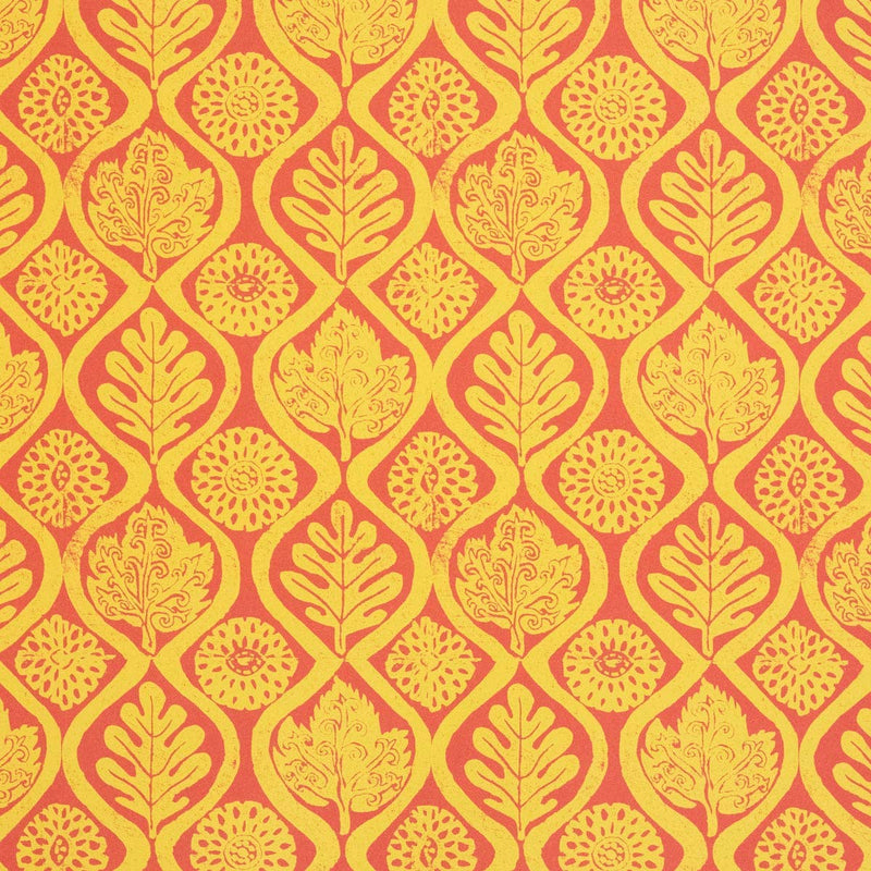 Patterned Paper Oak Leaves