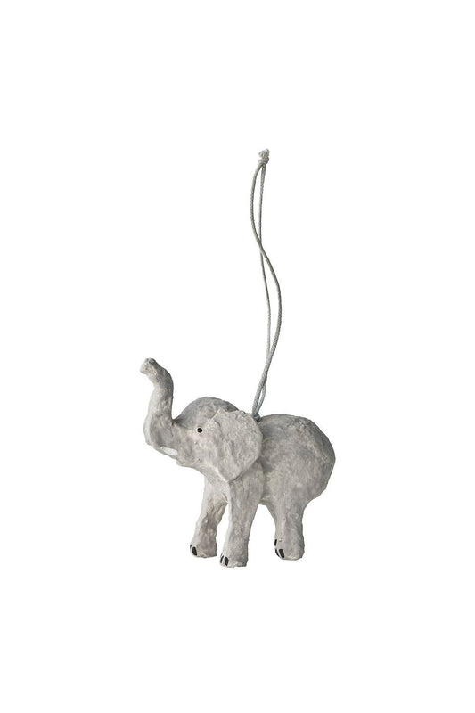 Elephant Ornament, Paper Mache
