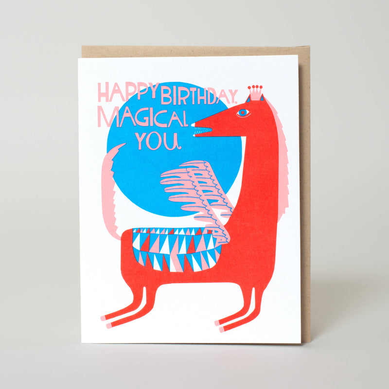 Magical Horse Birthday Card by Lisa Congdon: Paper Tab