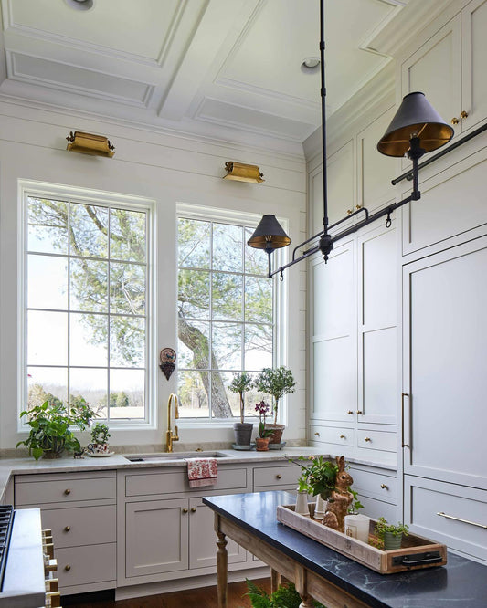 THE NAPOLEON BRASS WALL SCONCE 13"W