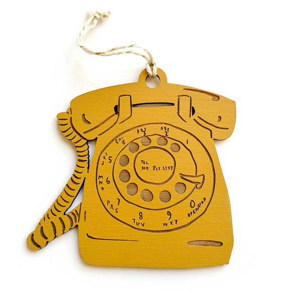 Pic of the Old School Telephone Ornament""
