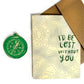 Lost Without You - Compass Magnet w/Card