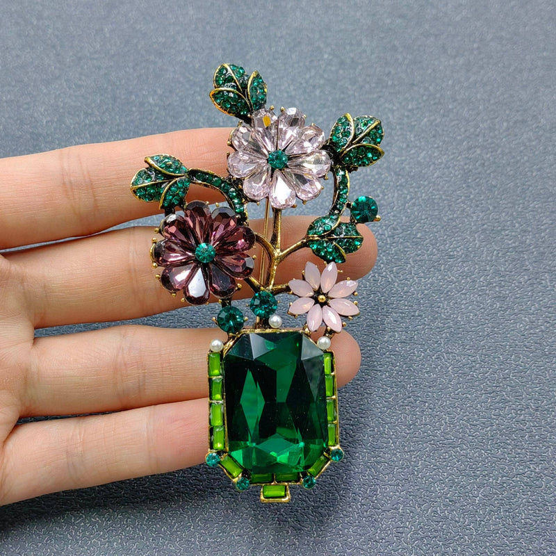 RHINESTONE FLOWER BOUQUET
