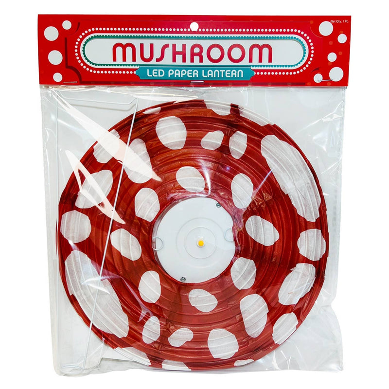 Paper LED Lantern - Mushroom