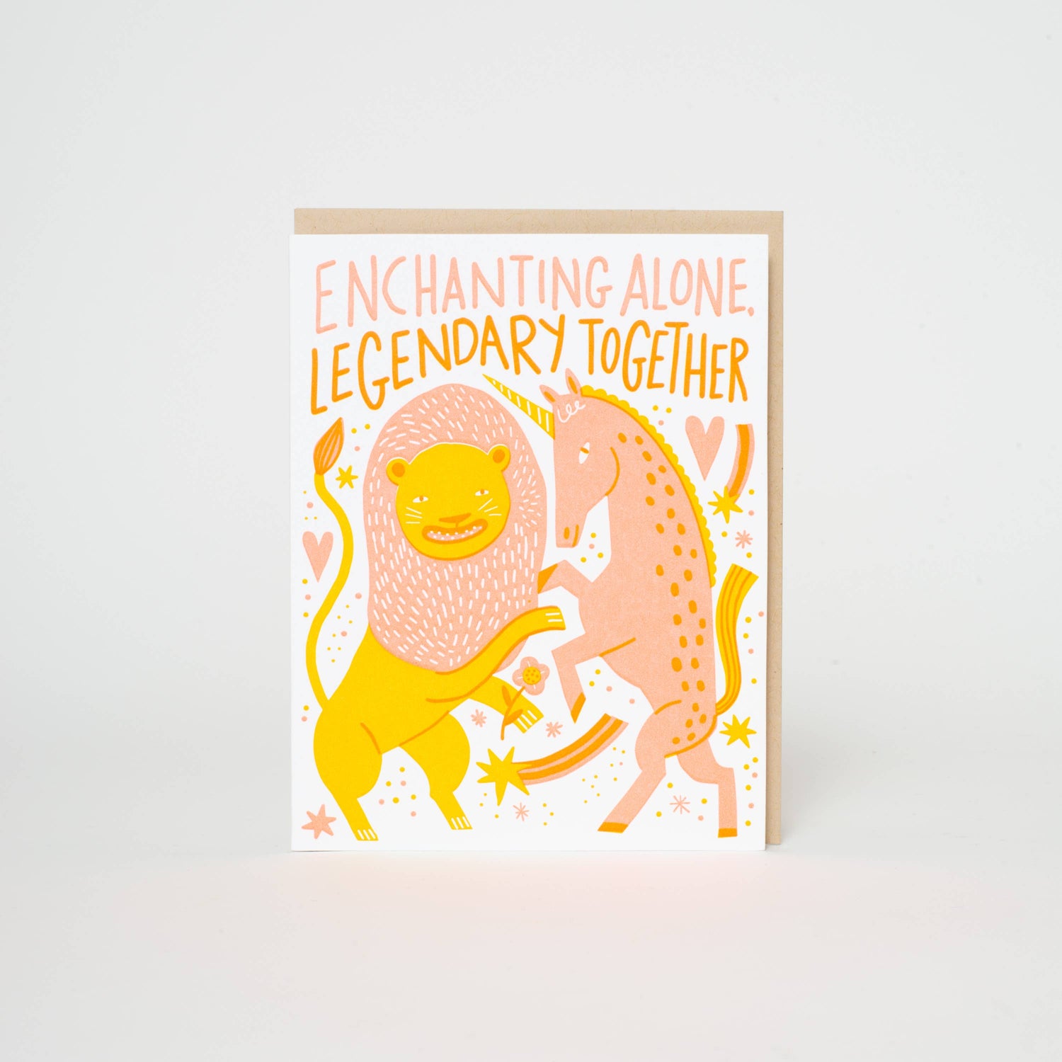 Wedding Legendary Together Letterpress Greeting Card by Hello!Lucky