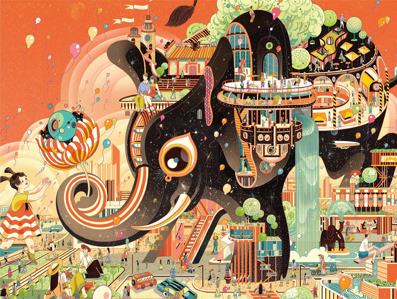 The Great Elephant- 1000 Piece Puzzle