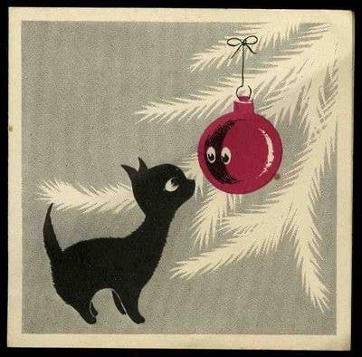 Boxed Card Set, Cat Christmas