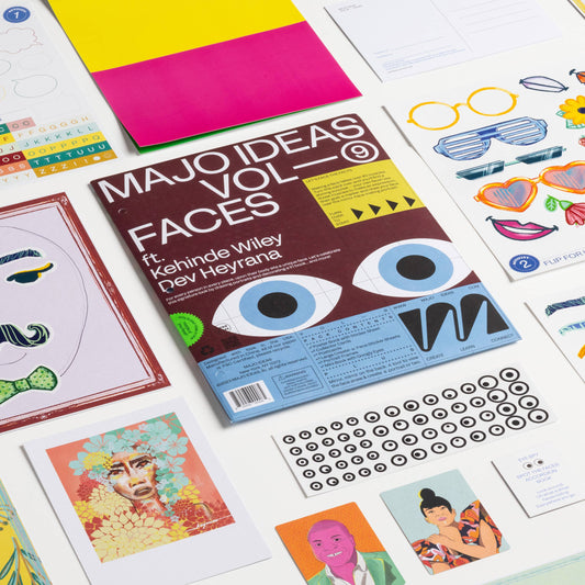 FACES Sticker Based Art Pack