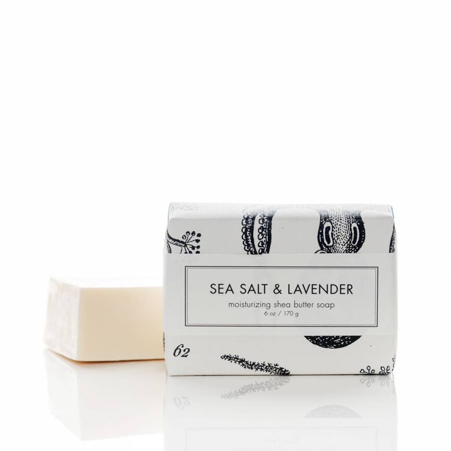 Shea Butter Soap, Sea Salt & Lavender