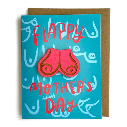 Pic of the Flappy Mother's Day - Boob Magnet w/Card""