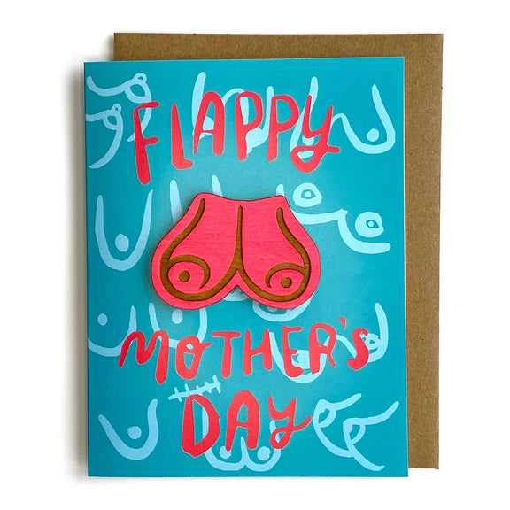 Pic of the Flappy Mother's Day - Boob Magnet w/Card""