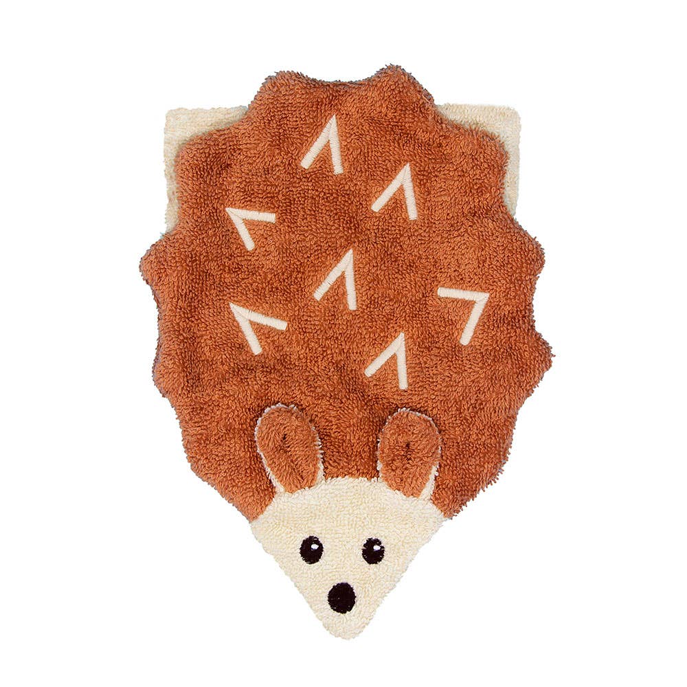Organic Cotton Hedgehog Washcloth