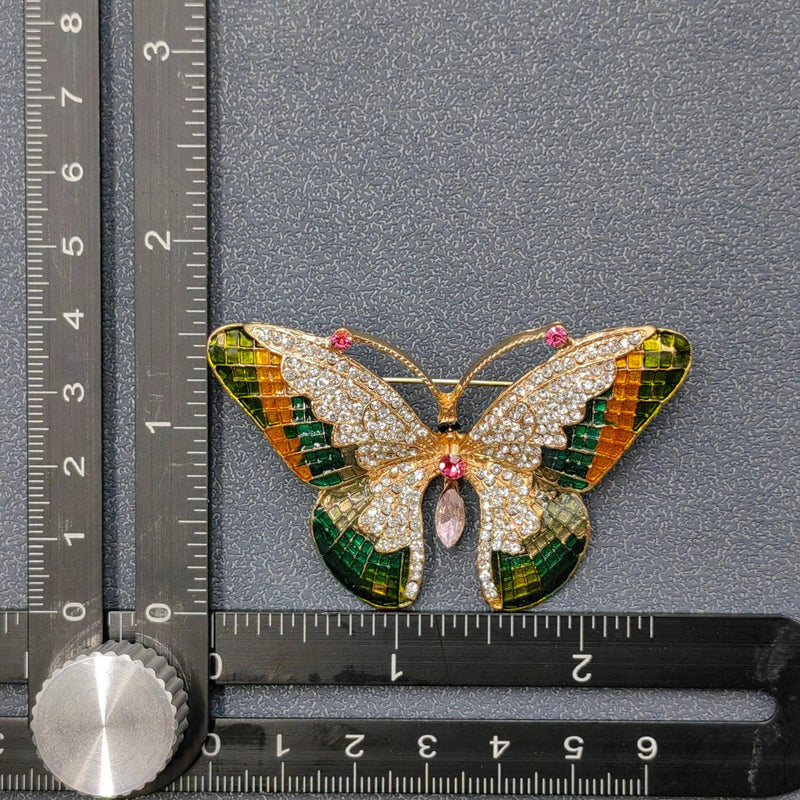 ENAMEL INLAID RHINSTONES