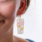 Echinacea Translucent Earrings