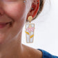 Echinacea Translucent Earrings