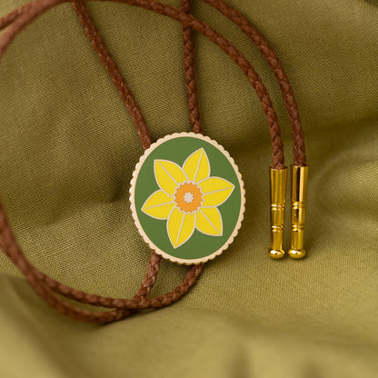 Daffodil Bolo Tie