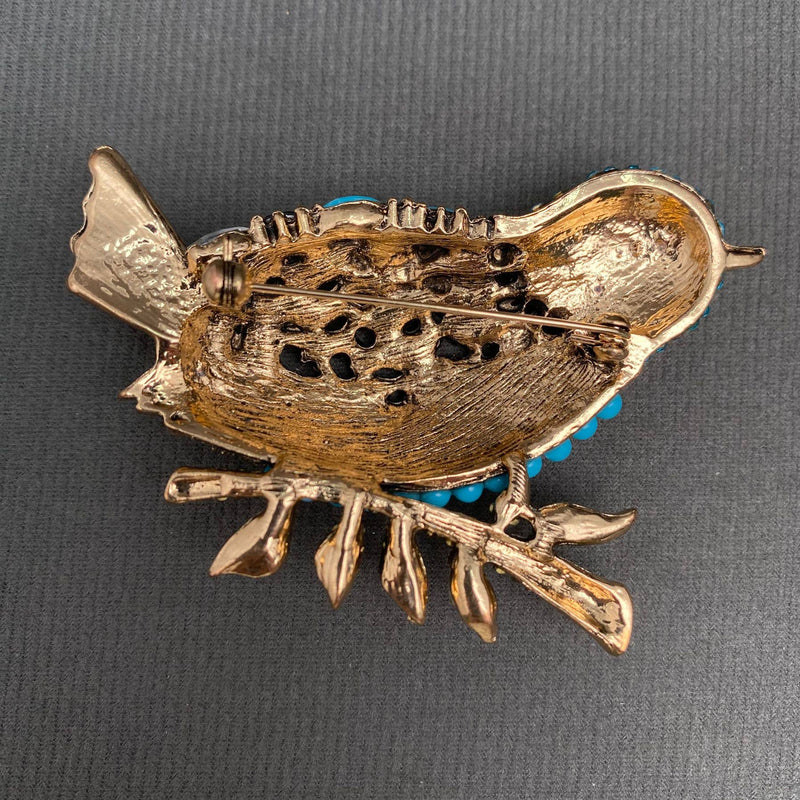 RHINESTONE BIRDS ON BRANCH