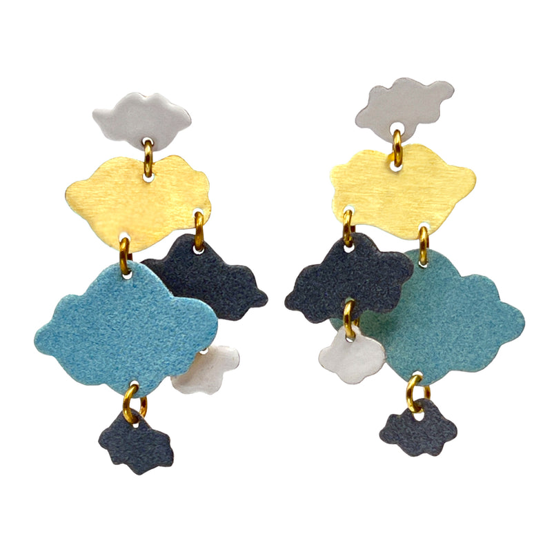 Cloud Cascade Earrings by Sibilia