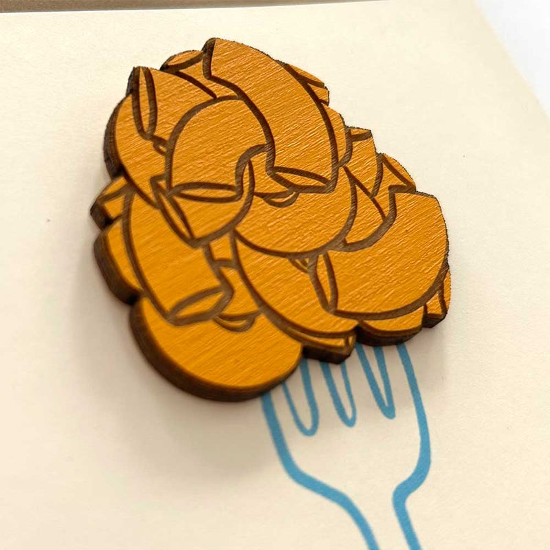 Let's Mac Out - Mac n Cheese Magnet w/Card