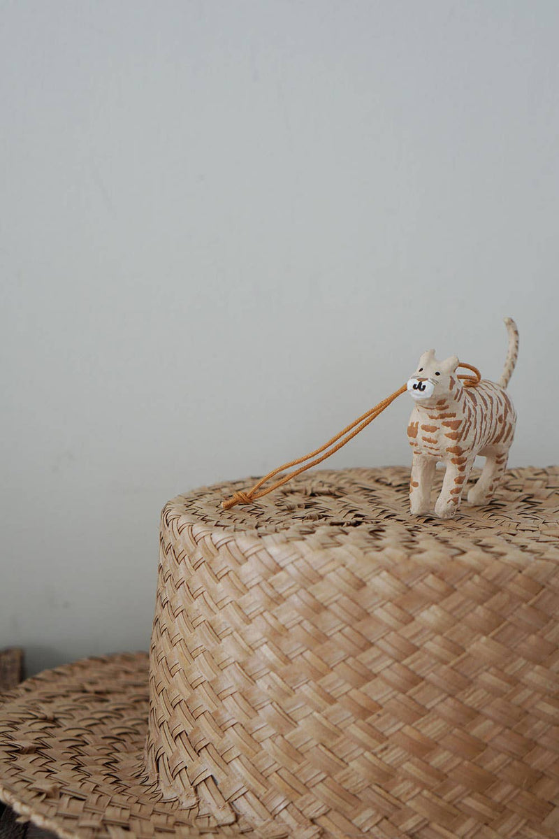 Cat Ornament, Paper Mache
