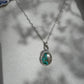 TURQUOISE PETAL NECKLACE