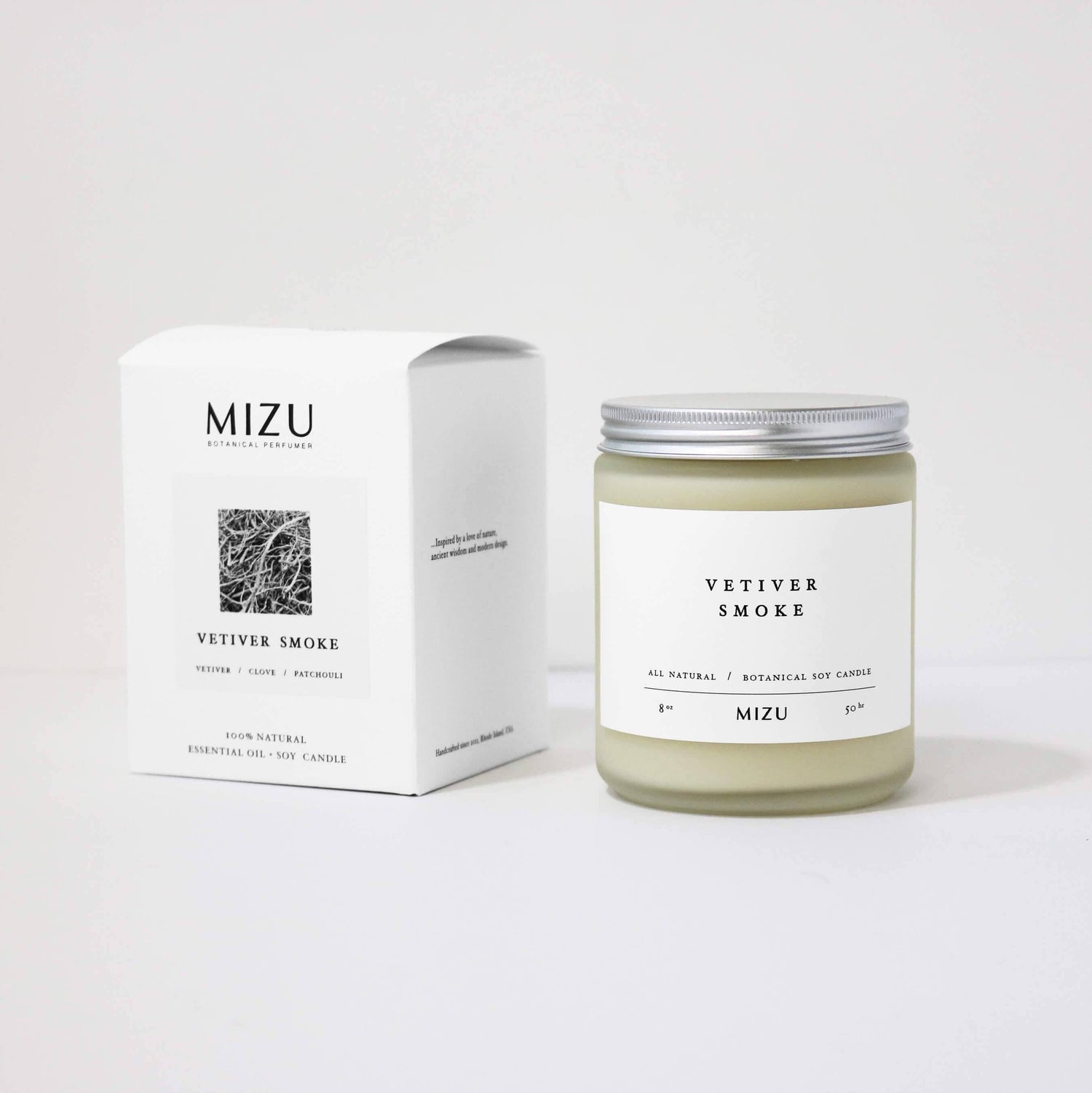 Vetiver Smoke Essential Oil Candle