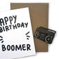 Happy Birthday Boomer - Boombox Magnet w/Card