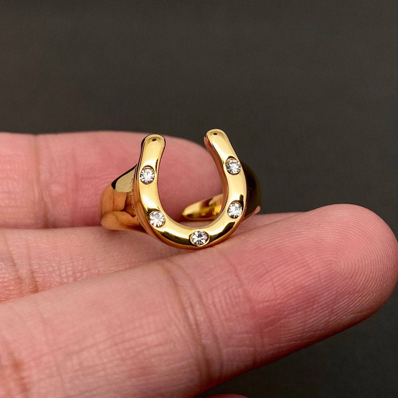 HORSESHOE 18K PLATE