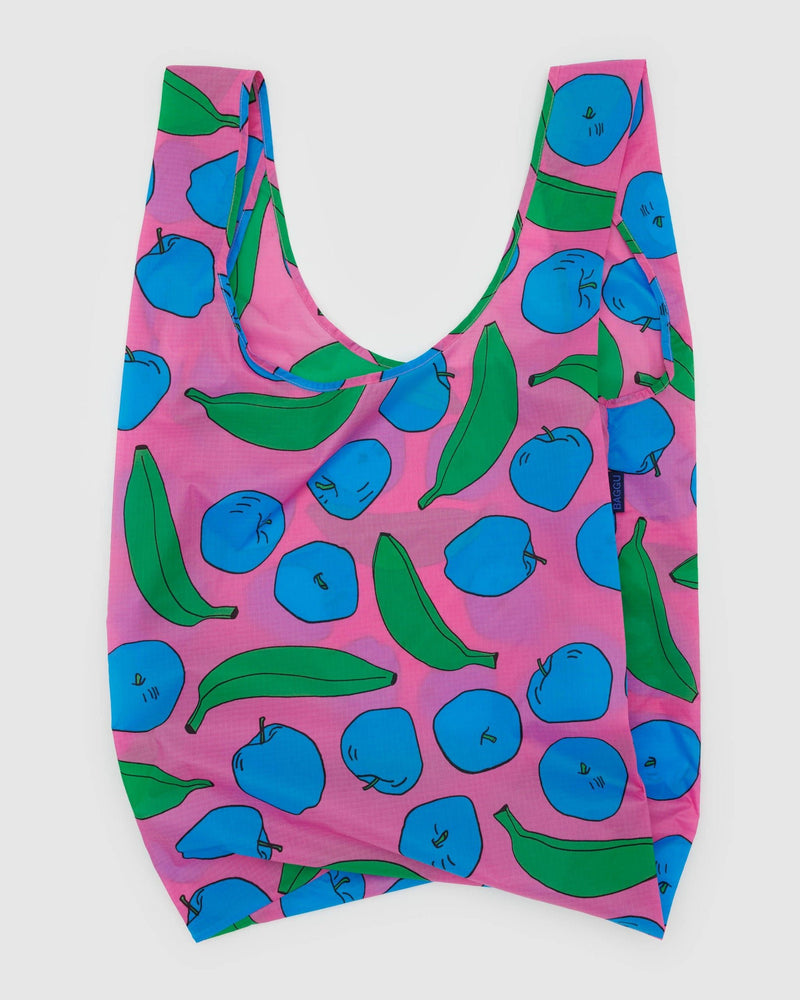 Baggu Tote, Pink Apples & Bananas