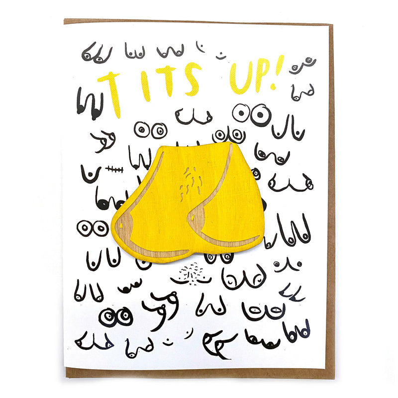 Pic of the Tits Up - Boob Magnet w/Card""