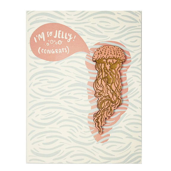 Pic of the I'm So Jelly - Jellyfish Magnet w/Card""