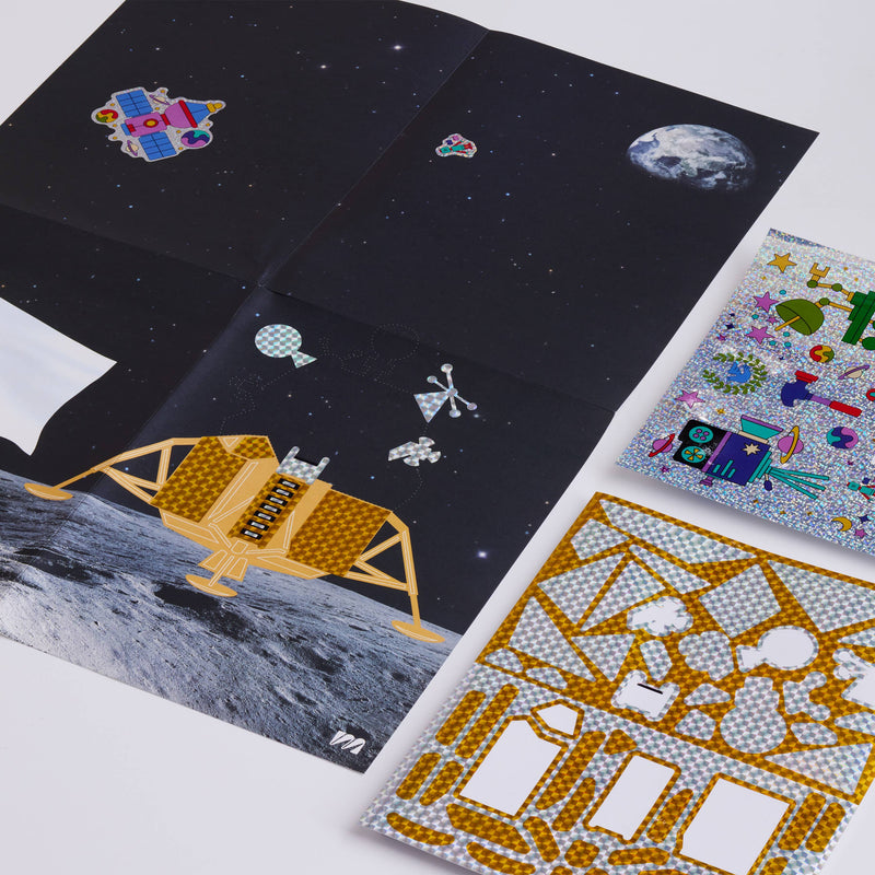 MOON Sticker Based Art Pack