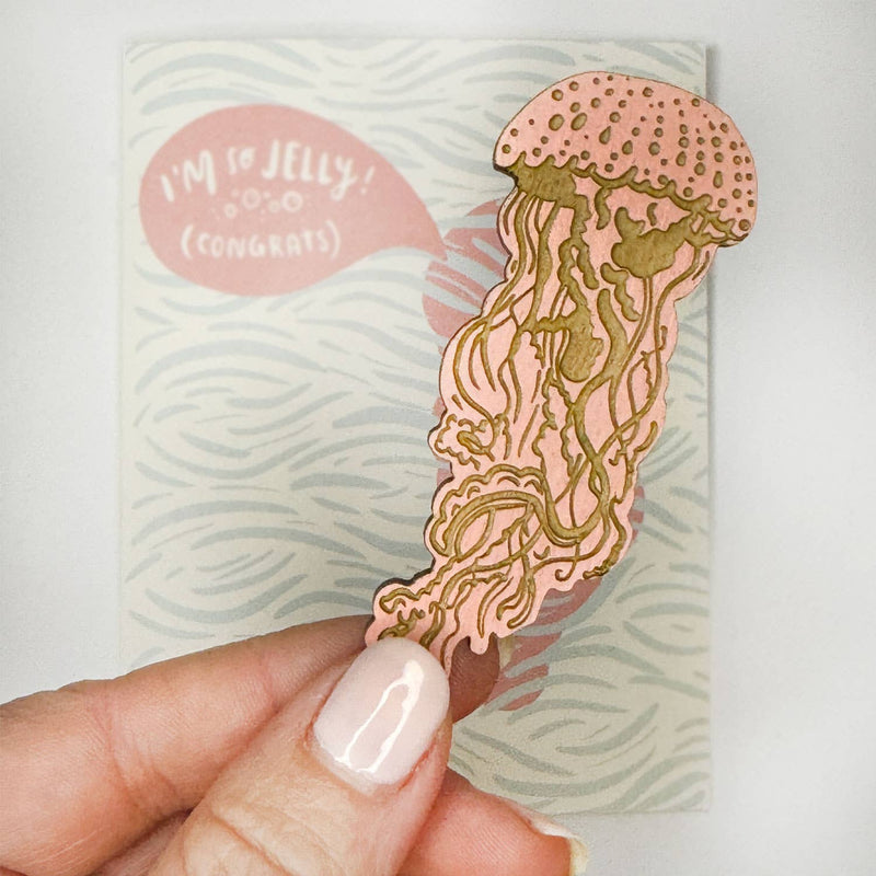 I'm So Jelly - Jellyfish Magnet w/Card