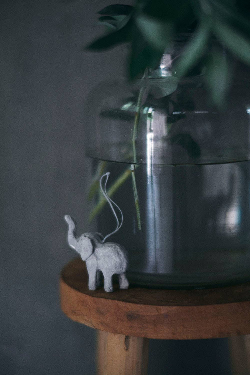 Elephant Ornament, Paper Mache