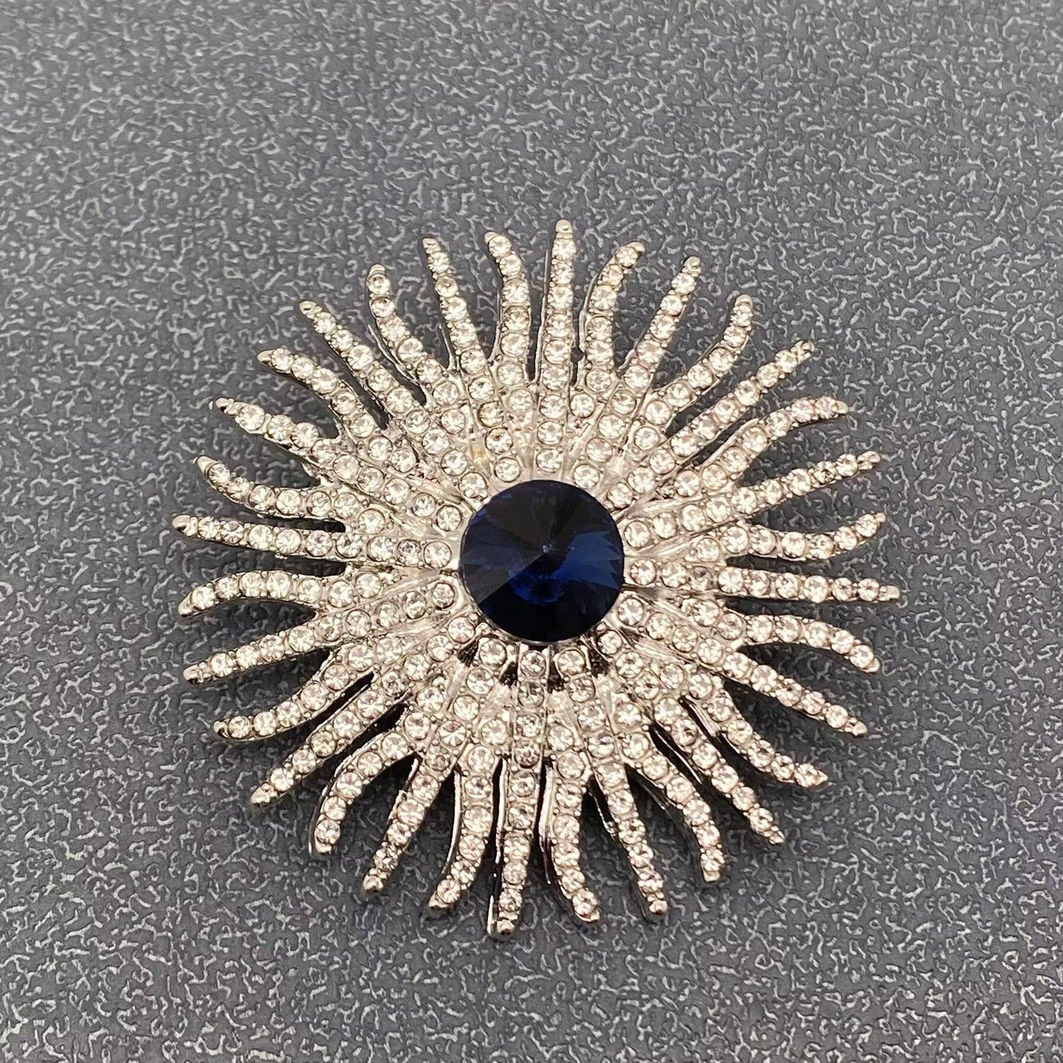 Silver-tone Rhinestone