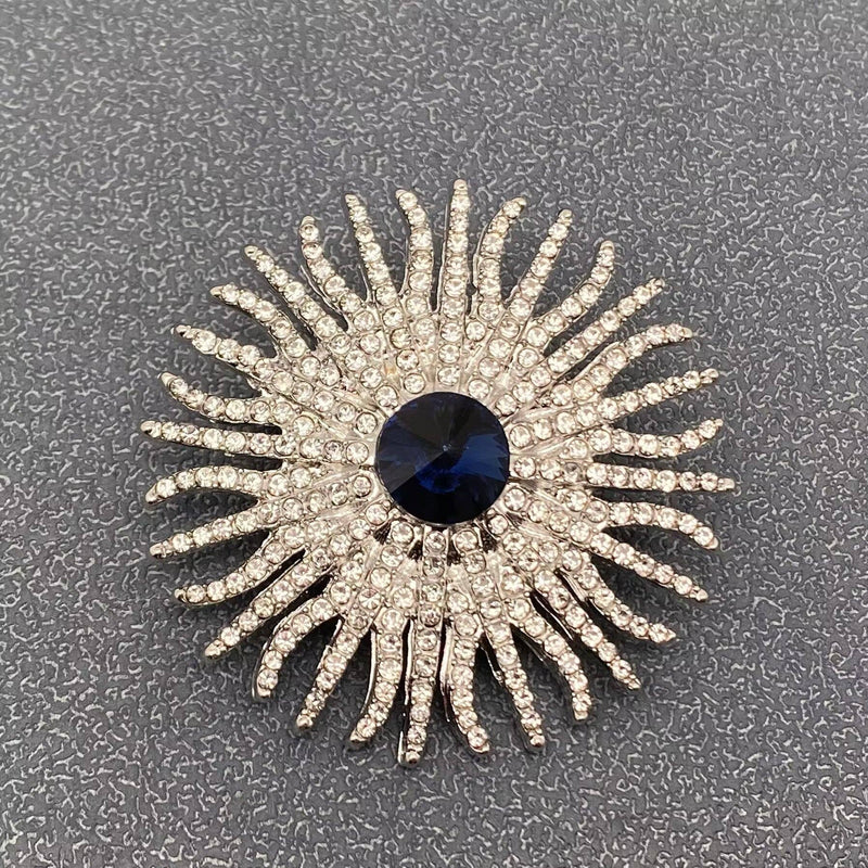 Silver-tone Rhinestone