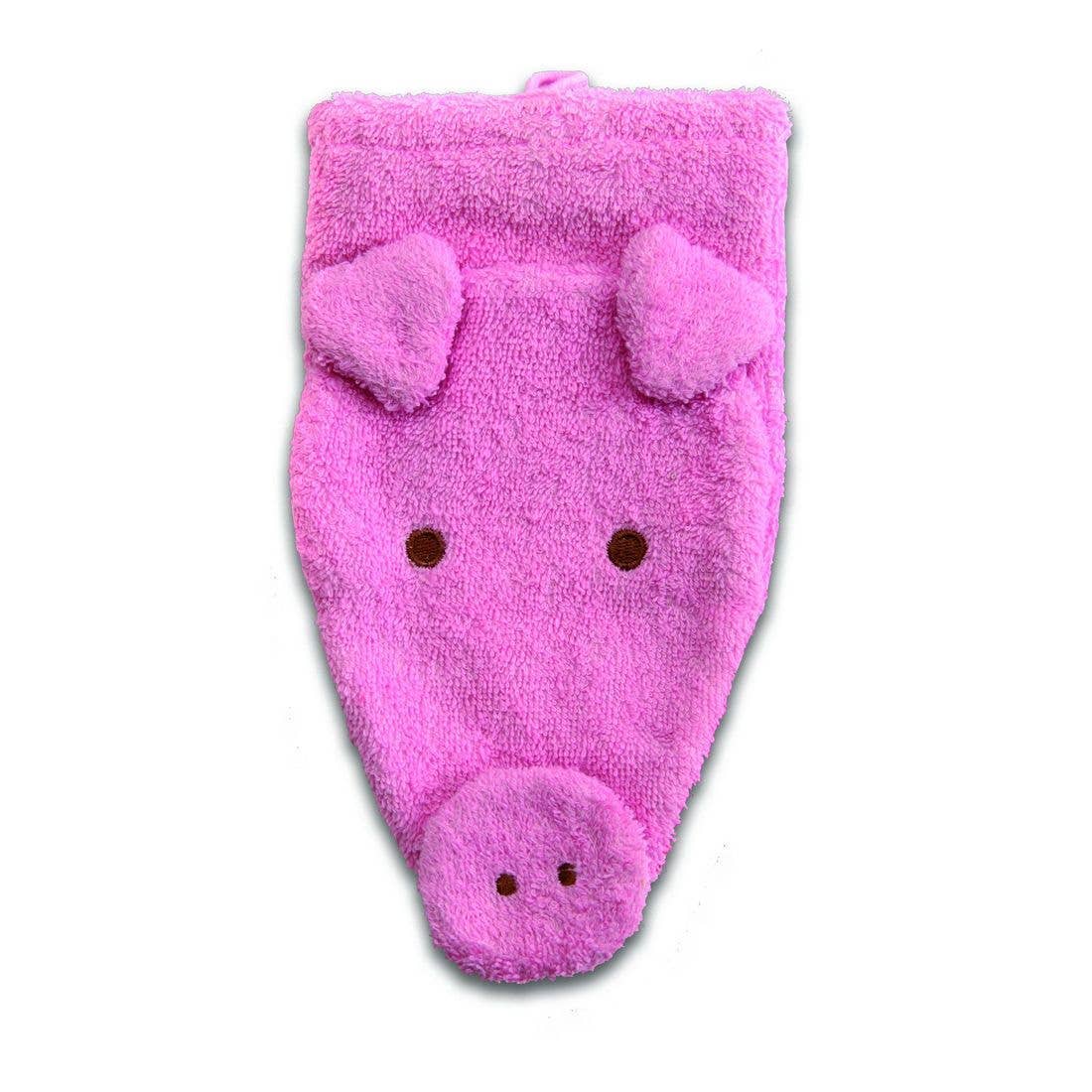 Organic Cotton Pig Washcloth