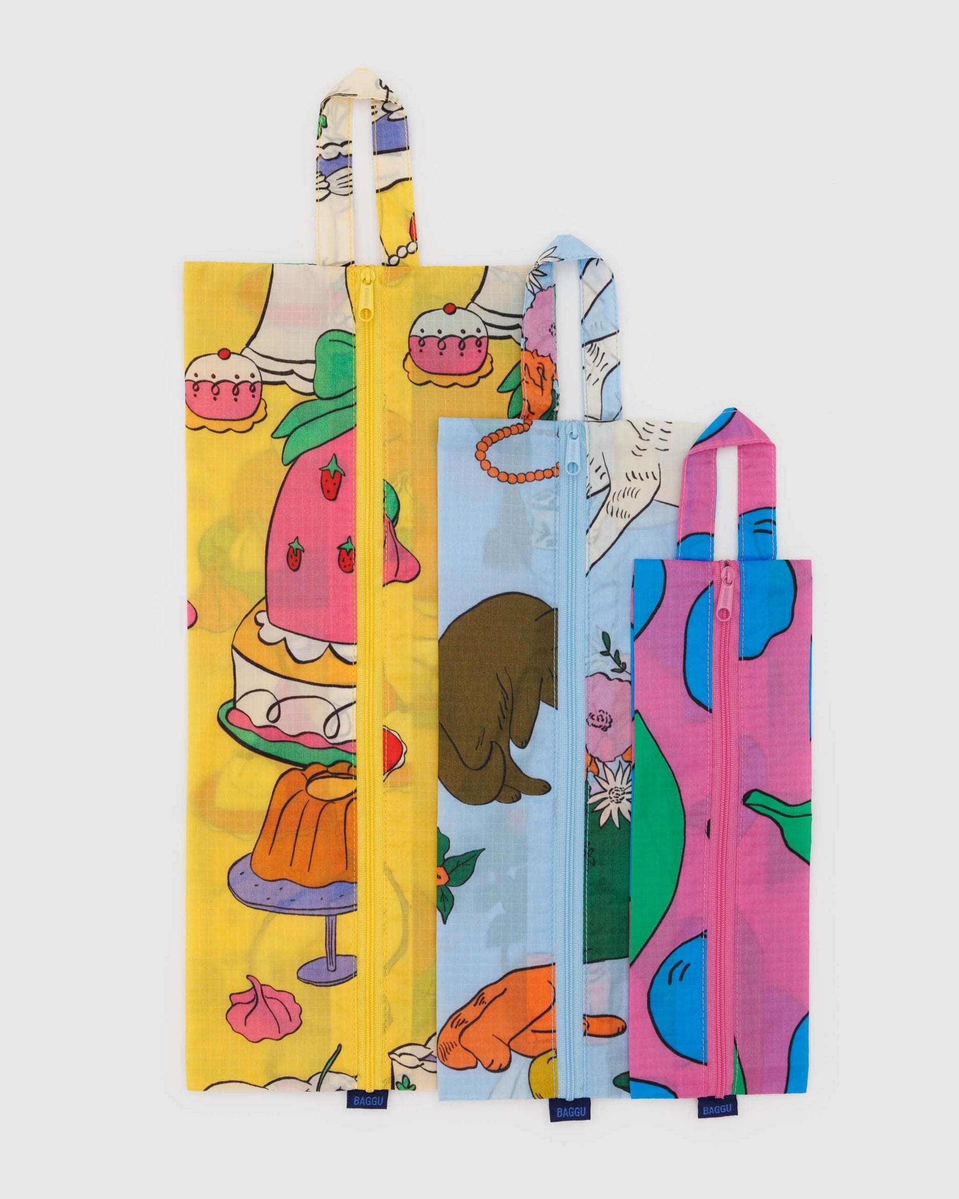 訳あり超特価の通販 3D Baggu Zip Inc. Cargo – Life Still Set, 旅行かばん・小分けバッグ