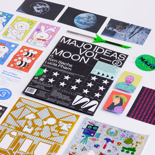 MOON Sticker Based Art Pack