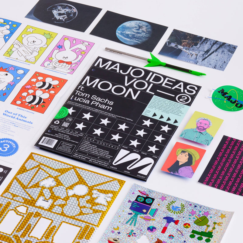 MOON Sticker Based Art Pack